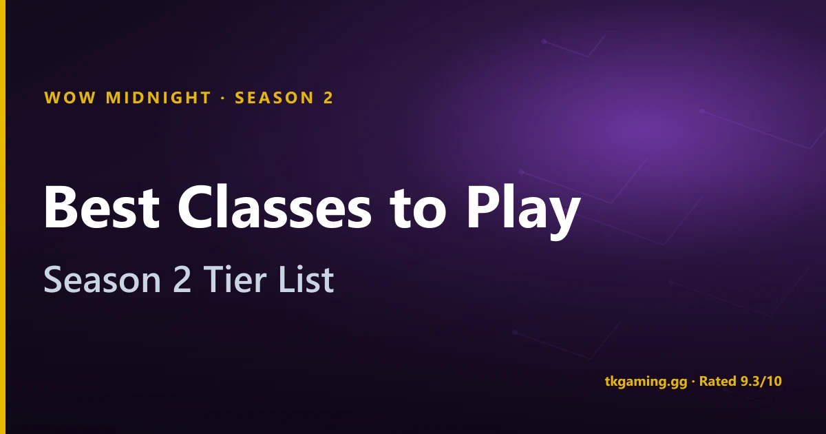 WoW Midnight Season 2 Tier List: Best DPS, Tank & Healer